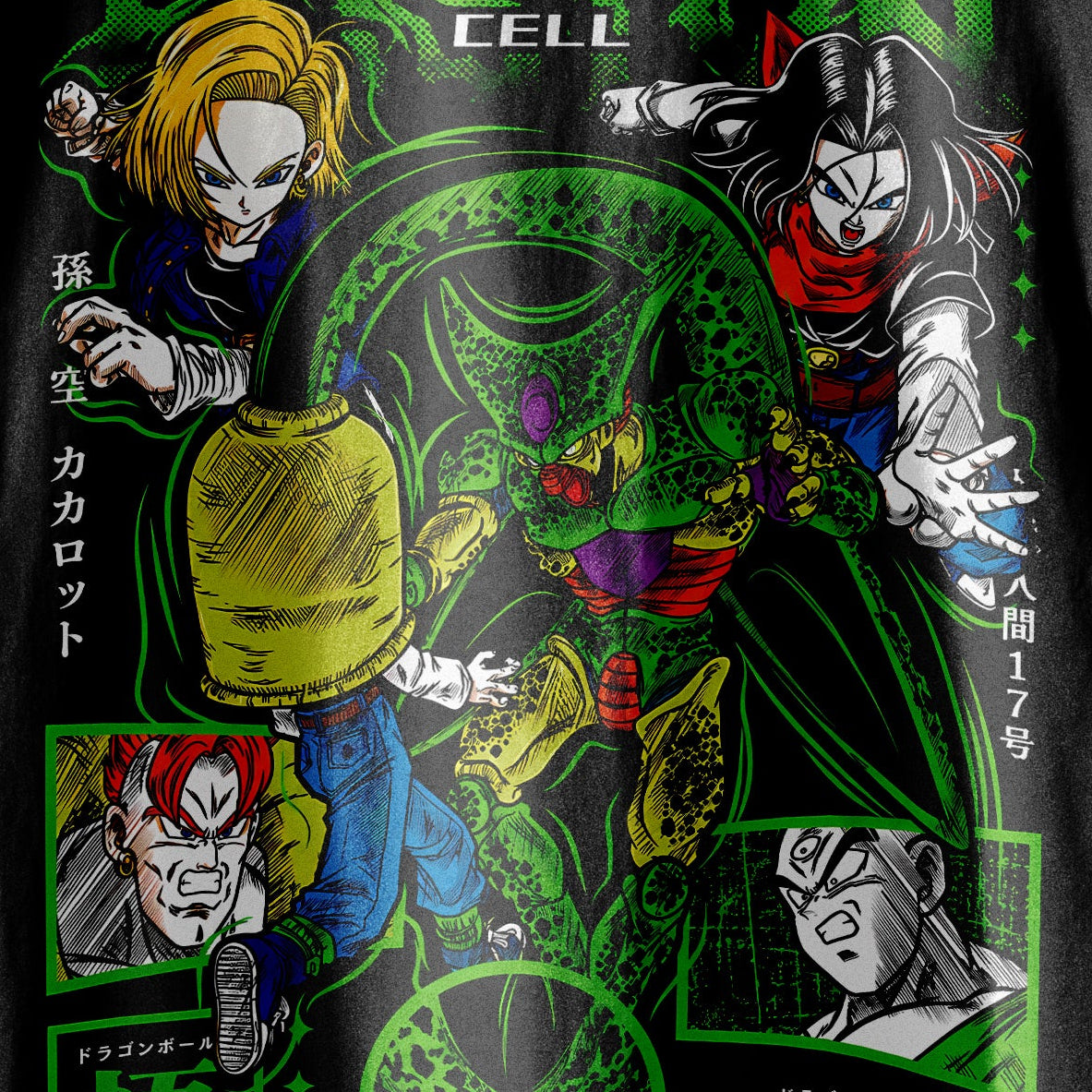 CELL VS ANDROIDES | DISEÑO SEMITONOS