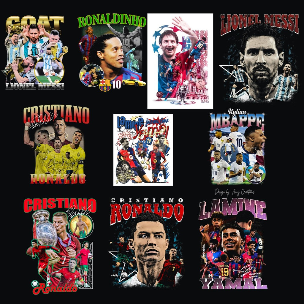 Pack de Bootleg - FUTBOL (5 Diseños de regalo)